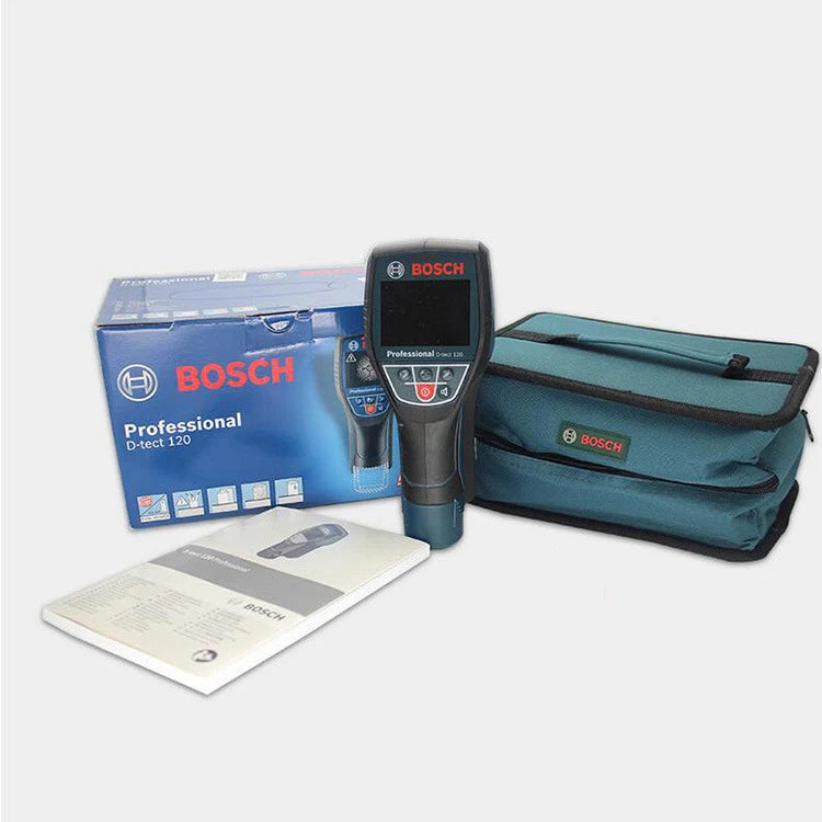 BOSCH D-TECT 120 Metalldetektor 2025 - Professional Digital Wandscanner - Balkenfinder Kabel Wasserrohr Holz Metall