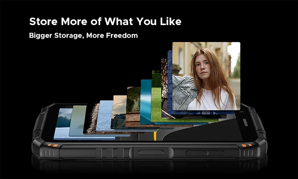 DOOGEE Fire 3 Ultra Robustes Telefon - Kapazität 8350mAh 18W 5,5 Zoll