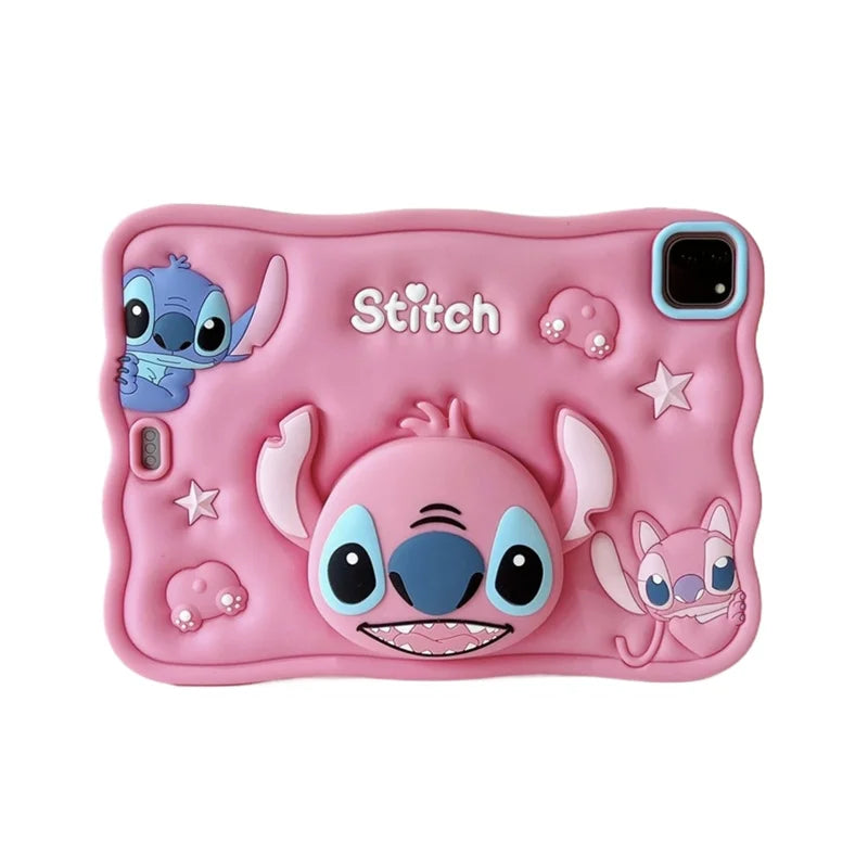 Stich 3D Cartoon Silikon - iPad 10,2/10,9 Zoll, stoßfest