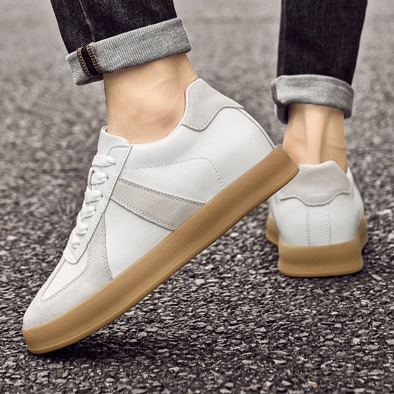 Man Sneakers   Elevator Height Increase Insole 6cm  Sports Men Plus Size 37-44