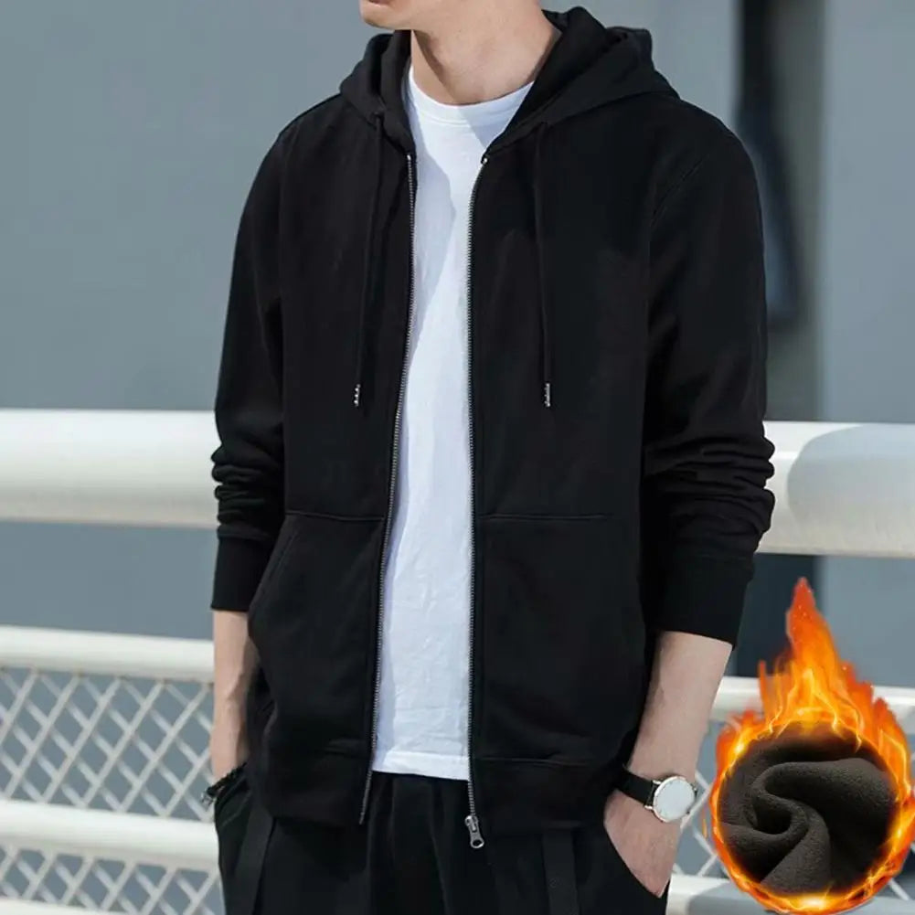 Jachetă cu glugă NoName, rezistentă la vânt - poliester, croială regulată, M