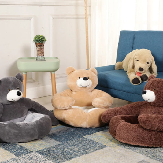 Dog Bed Semi-Enclosed Bear Pet Bed Ultra Soft Dog Nest  Removable Puppy Bed Wear Resistant Scratch Resistant Bed Mat Pet Product