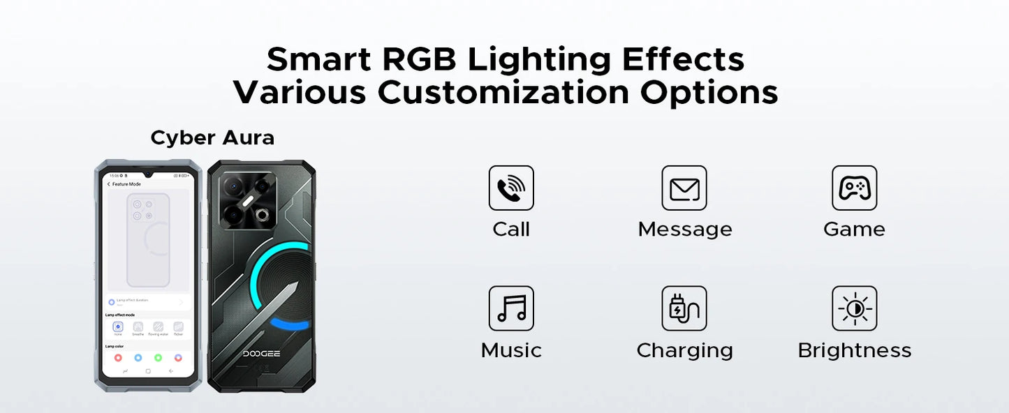 DOOGEE Blade GT Play Robustes 5G - 256 GB, 5800 mAh, 6,72 Zoll