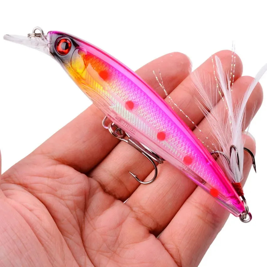 AOracle Laser Minnow Schwimmköder - 11cm 13g 0.6-1.8m