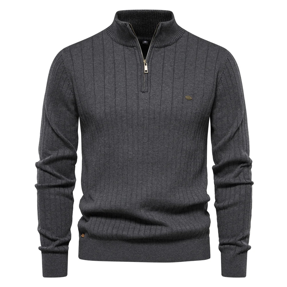 AIOPESONCN Y830 Zipper-Pullover - Größe M, Baumwolle