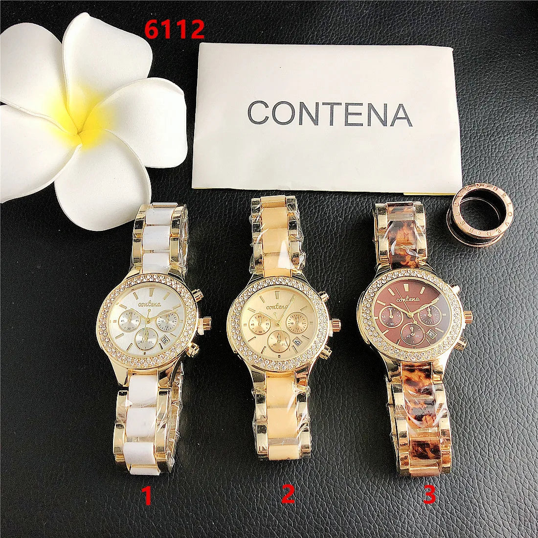 Luxus-Uhren 2025: Top Brand Fashion Rhinestone - Elegant Rose Gold Ladies Bracelet Quartz Collection