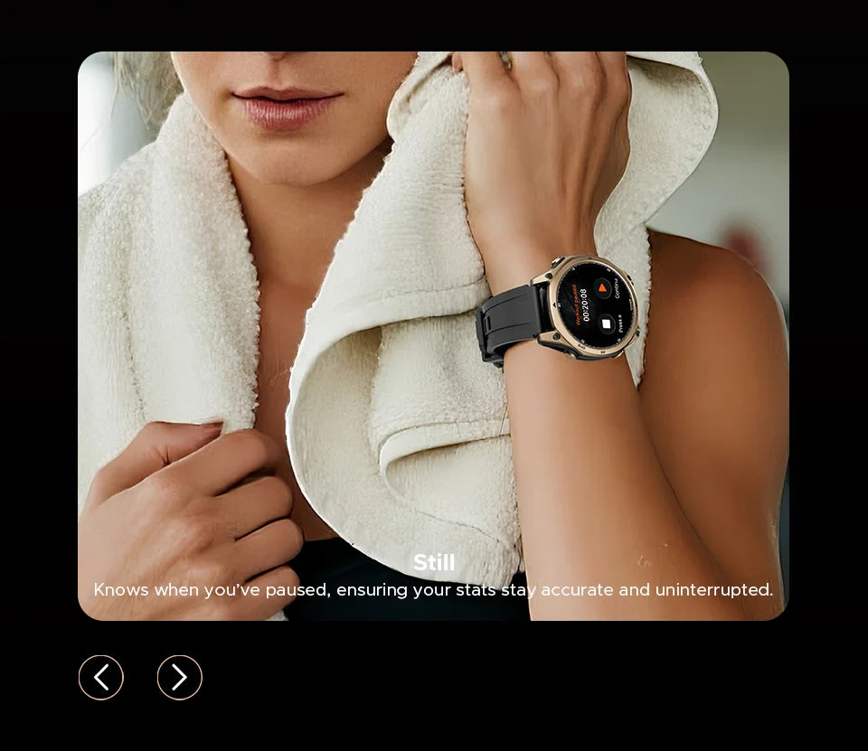 DOOGEE Anywise W1 AMOLED - Akkulaufzeit 18 Tage, Bluetooth 5.3, 1,43 Zoll