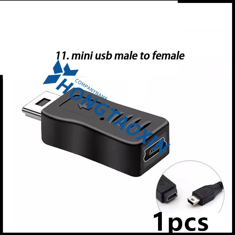 USB-Adapter 2025 - 90° Winkel Mini USB zu Micro USB Back to School Tech Zubehör
