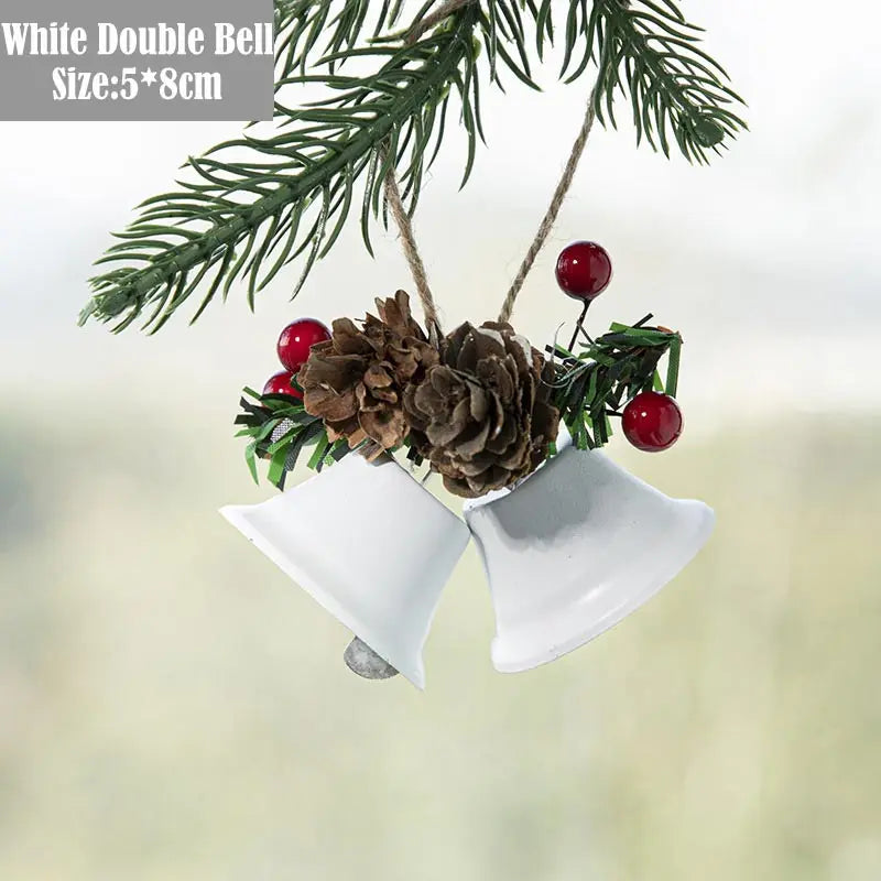 Weihnachtsdekoration, Weihnachtsbaum, Plüsch-Anhänger, Weihnachtsmann, kleine Glocke, Elch, Schneeflocke, Schleife, Stern, Glückstüte, Zuckerstangen-Anhänger