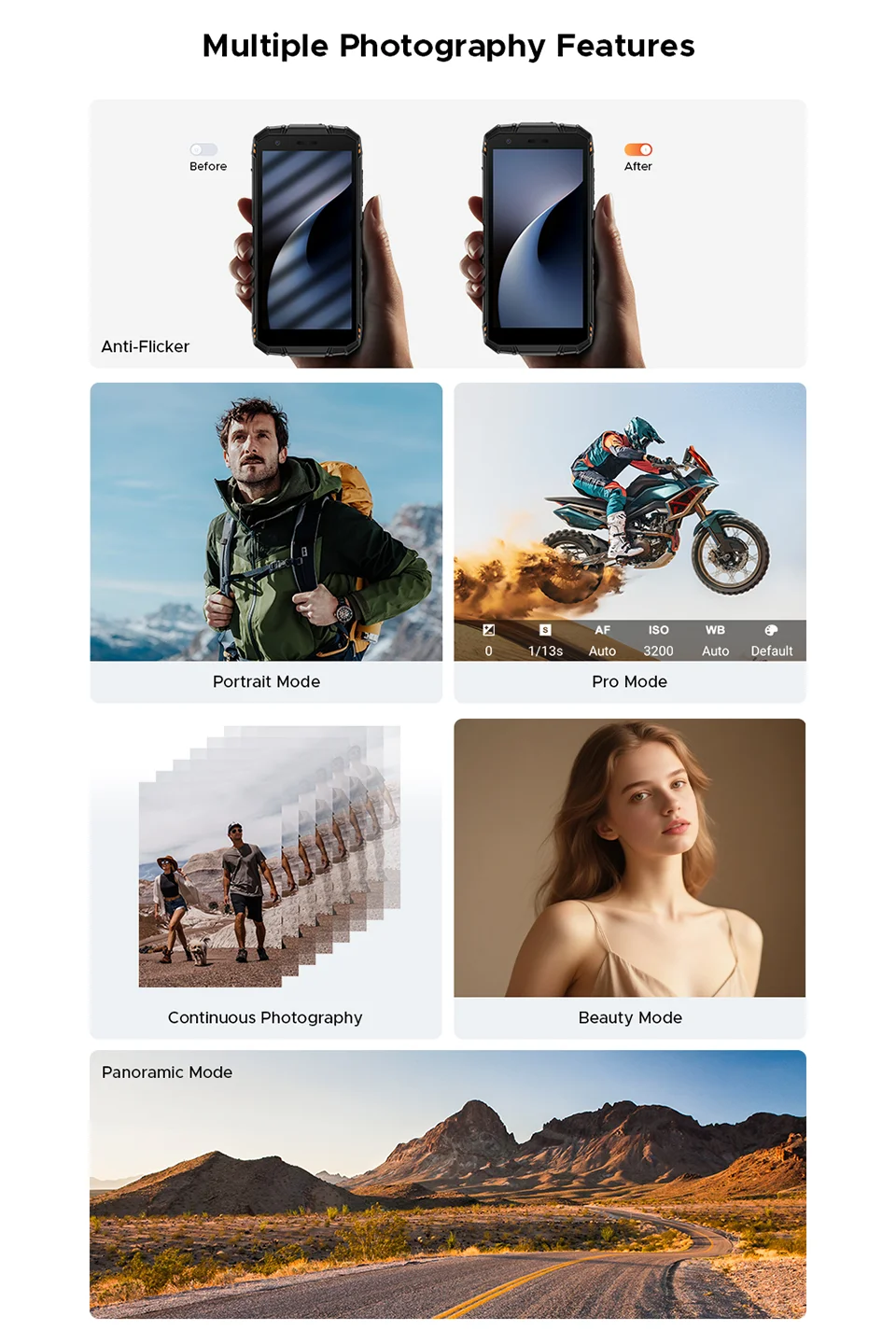 DOOGEE Fire 3 Ultra Robustes Telefon - Kapazität 8350mAh 18W 5,5 Zoll