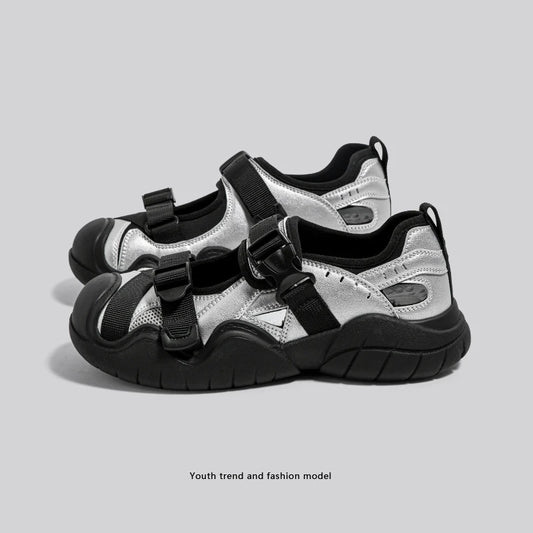 Vintage Clunky Sneaker breathable Shoes for Women Casual Hollow Out Sneakers Fashion shoe Sports