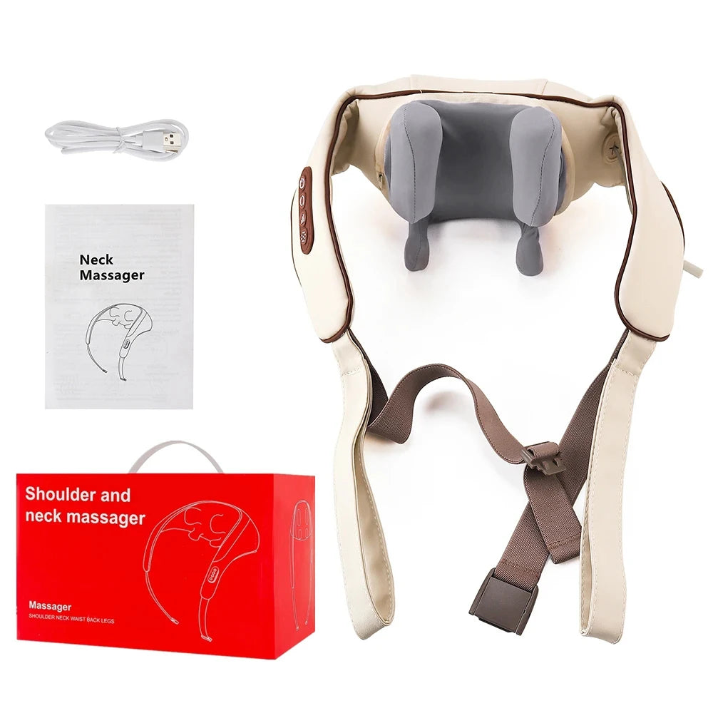 Foreverlily 26W Nacken- Und Schultermassagegerät - 2000mAh 26W 1,12kg