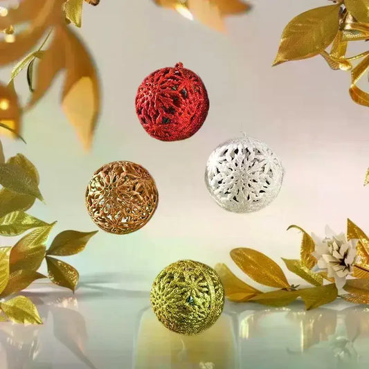 JETTING Christbaumkugeln Glänzende Kugeln - Größe 6 cm, 6 Stück