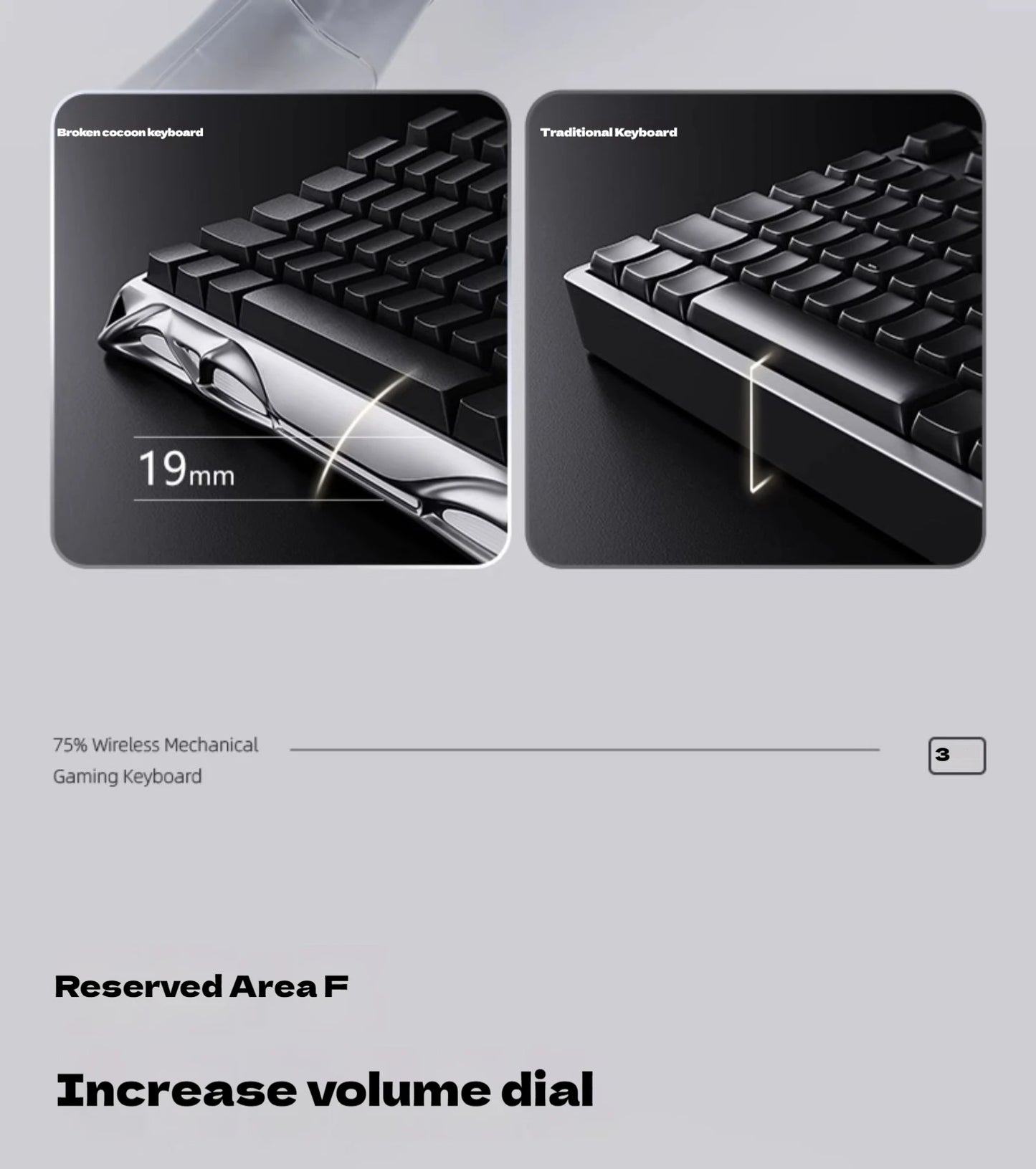 Gravastar 75k1 Mechanische Tastatur - RGB, BT, Alu, 2.4G