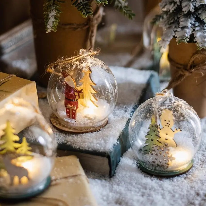 Luminous Lamp Glaskugeln Leuchtend - Durchmesser Ca. 4 cm, 6 Stück