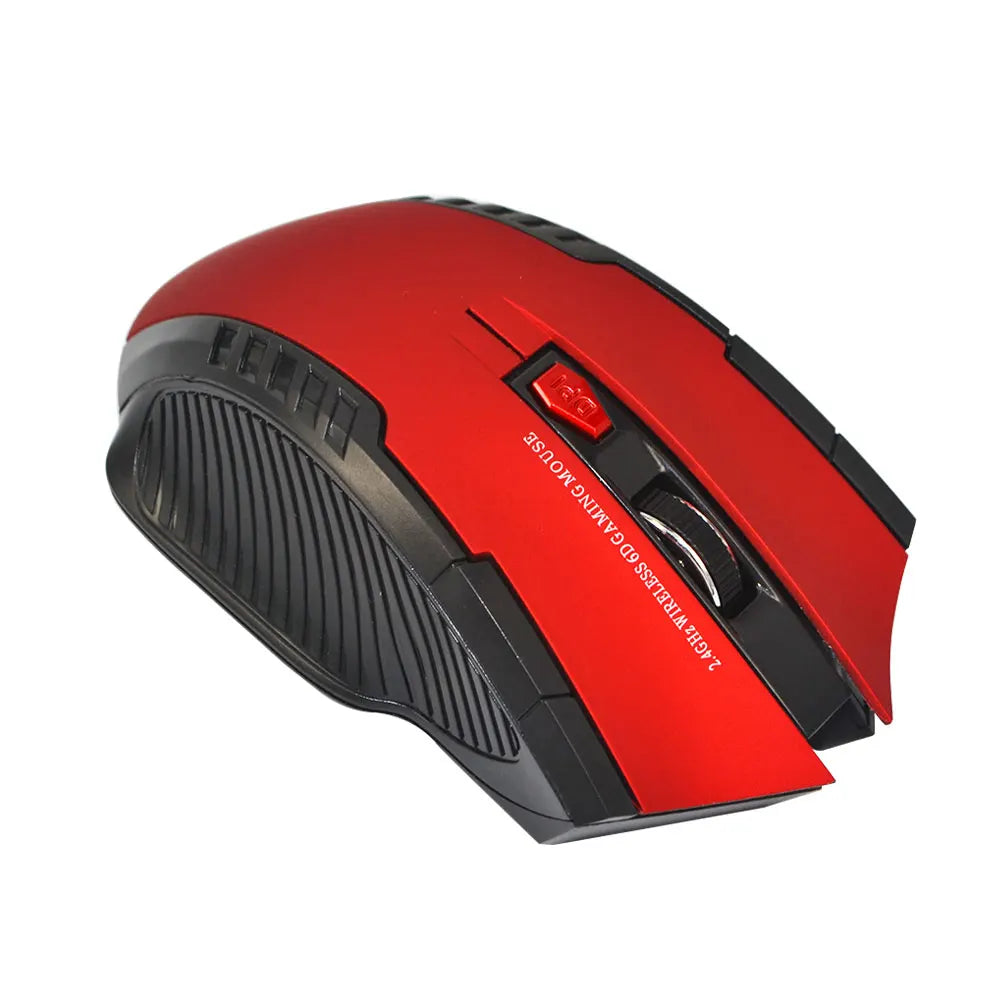 2.4G Wireless Maus USB-Empfänger 6 Tasten Professionelle Optische Wireless Maus USB Rechts Scroll-Maus für Laptop PC Gamer