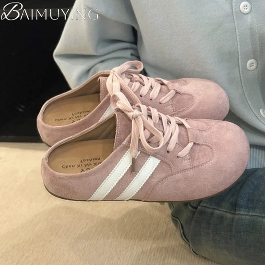 Casual Sneakers Woman Shoes Slippers Flats Platform Sandals Mules 2025 Brand Designer Lace Up Loafers Summer Women's Sneakers