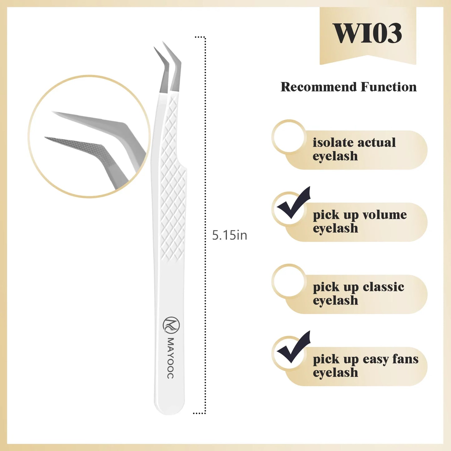 Eyelash Extensions Tweezers  With Fiber Tips Lash Artists High Precision Superhard Anti-Static Tweezer Makeup Tools Custom Logo