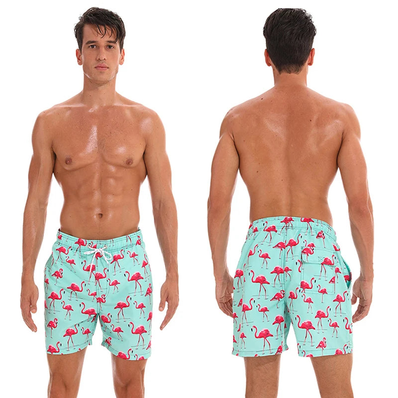Escatch Quick Dry Summer Mens Siwmwear Beach Board Shorts Briefs For Man Swim Trunks Male Sportswear Beachwear Fitness Plus Size