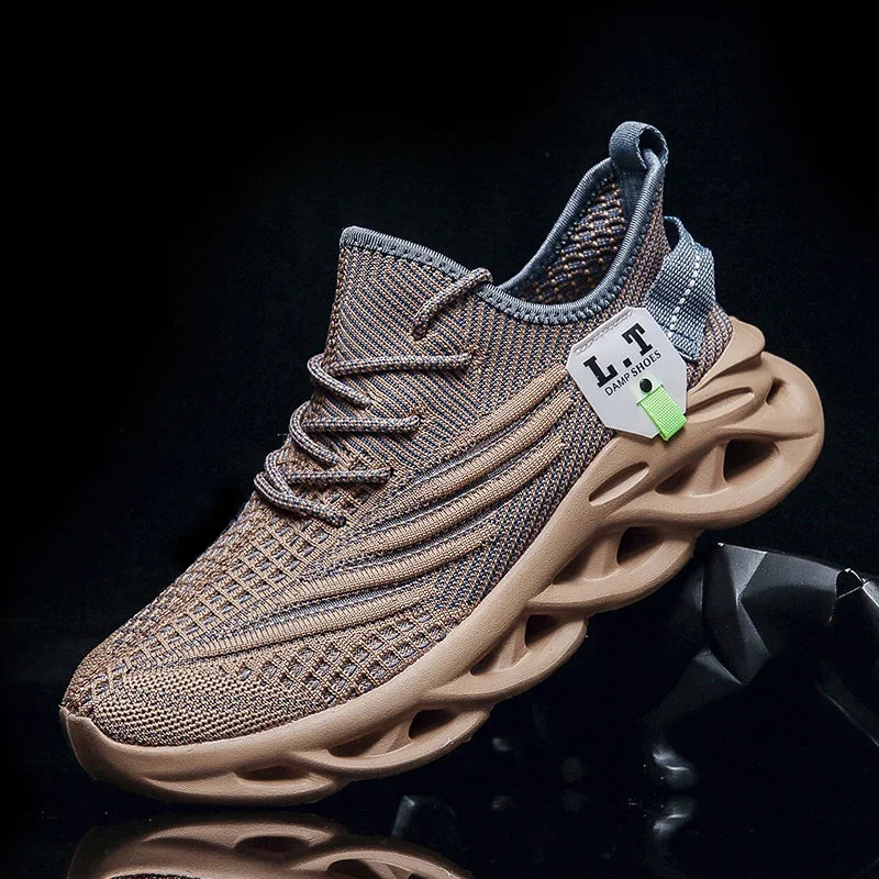 Herren-Sport-Sneaker 2025: YRZL Männer Sport Laufen Schwarz Jogging Schuhe Lässige Sneaker Outdoor Atmungsaktiv Mesh Frauen Leicht Stoßdämpfung Schwarz Tennis Kollektion