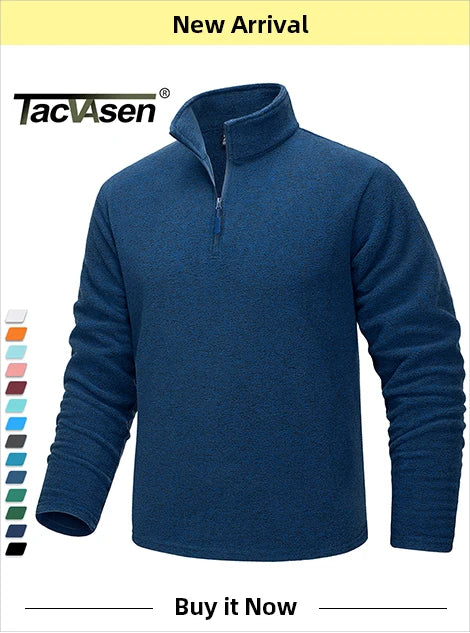 Tacvasen Kapuzen-Fleecejacke - winddicht, warm, Gr. S-XXL