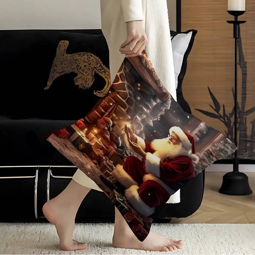 Merry Christmas Pillow Gift Home Office Decoration Bedroom Sofa Car Cushion Cover Case 45x45