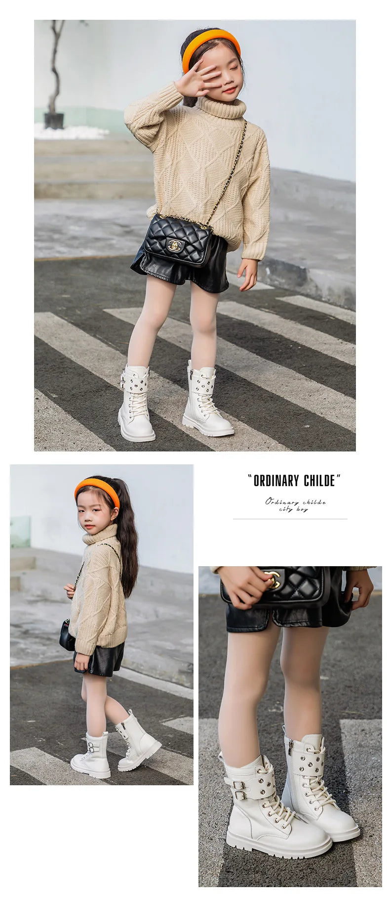 JGSHOWKITOCN Stiefel Reißverschluss - Größe28 Antirutsch