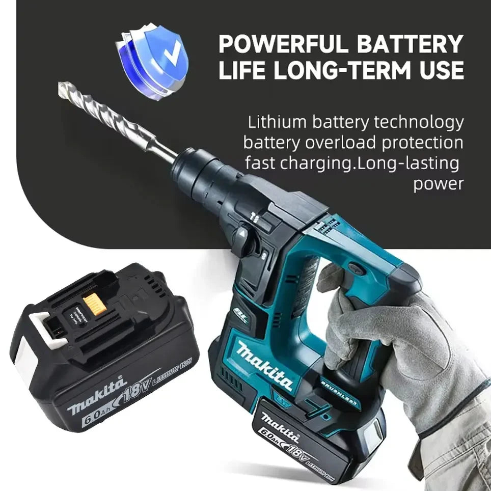 Makita 18V battery with Type-C port 65W input/output large capacity electric tool battery universal BL1860 BL1850 BL1840 BL1830