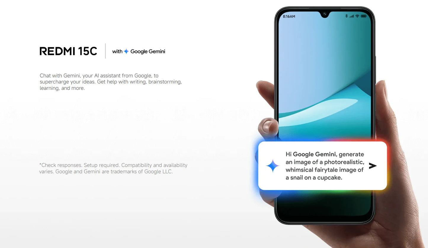 Redmi 15C 4G Smartphone NFC - 6000mAh 33W 6,9 Zoll