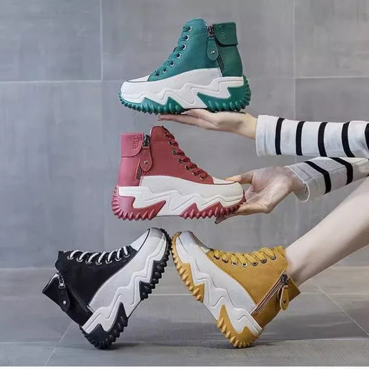 Ligentleman High Top Sneaker - Schnürung 3cm PU Futter