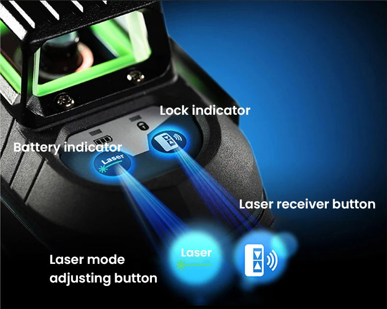 Bosch GLL 3-60 XG Laser Level 12 Lines Green 3D Level Self-Leveling 360 Horizontal & Vertical Cross 30m Powerful Measuring Tool