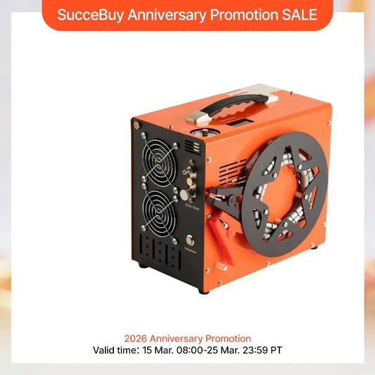 VEVOR PCP Kompressor Hochdruck 4500PSI - 1L 600W DC12V/AC120V by Golden Bridge Store