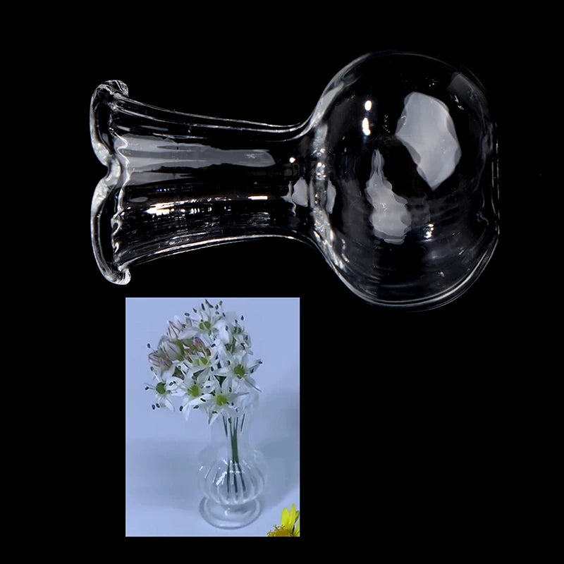 Choice Miniatur Blumentopf Glasvase - Maßstab 1:12 Keramik