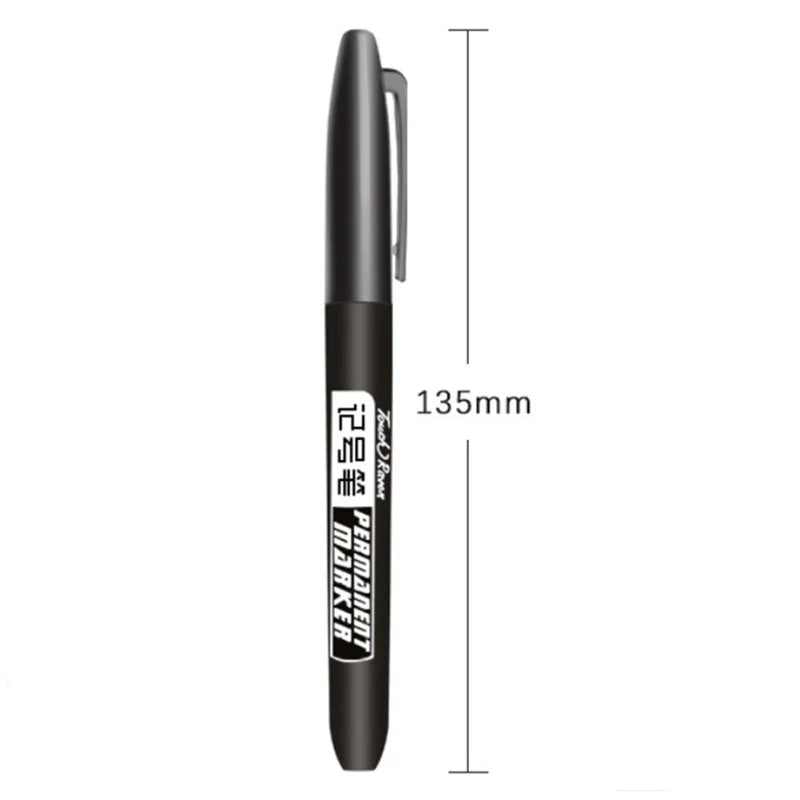 AIWOSUOAIB Permanentmarker 3er Öl - 1,5mm Schwarz Blau