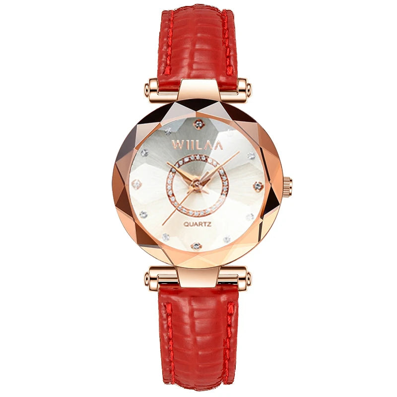 Damen-Uhr 2025: Luxury-Brand Top-Rhinestone - Gold Clock Collection