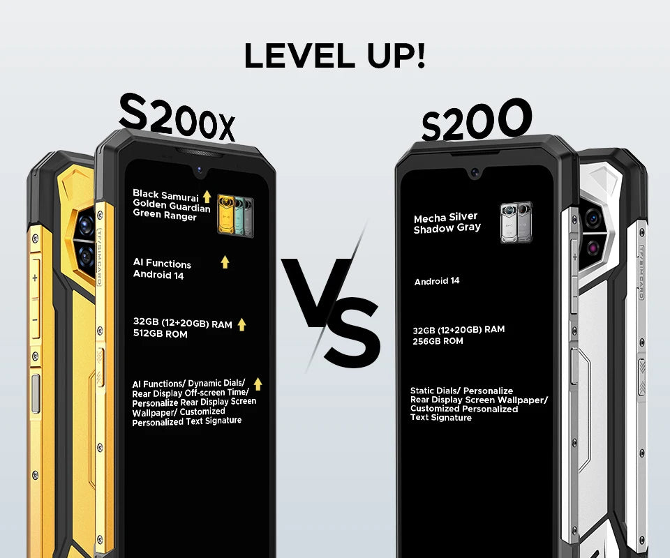 DOOGEE S200 X Robustes 5G - 10100 mAh, 33W Schnellladung, 6,72 Zoll Display