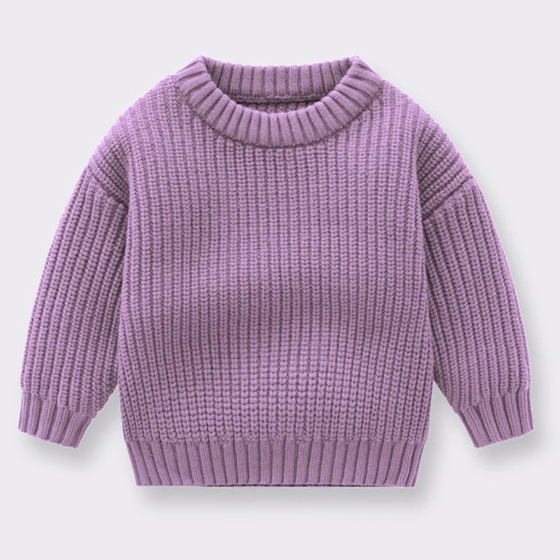 KidsJoy Herbstpullover Grobstrick - Unisex 3-6J Langarm
