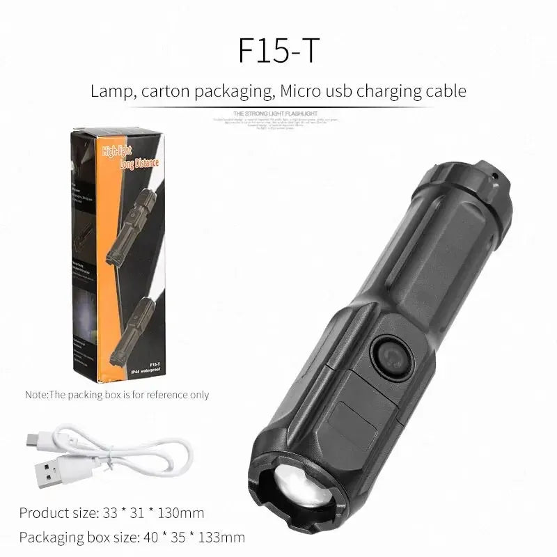 ESMARTER Zoom Taktisch Wiederaufladbar - 2000mAh 10W 20cm