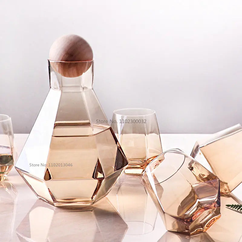 Drinkware Kristallkaraffe Klar - 1L 500ml 25cm Set