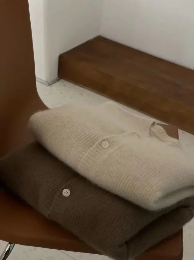 LIBIELY Cardigan Rundhals Kuschelig Warm Polyester - Kapazität Standard Leistung Hoch Größe M/L