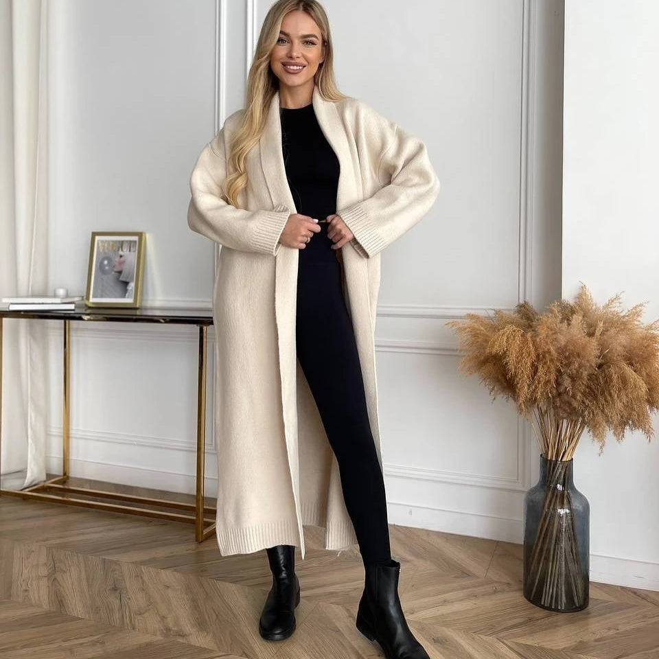 Kalenmos Cardigan V Neck Strickwear Länge 26 Zoll Locker