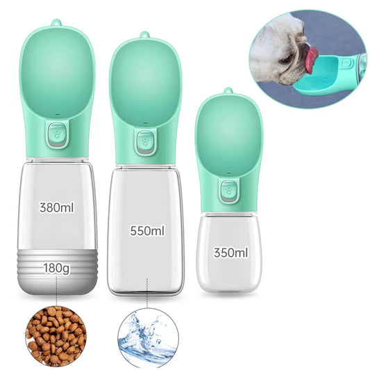 Tragbar Hund Wasserflasche Futter Und Wasser Behälter Für Hund Haustiere Futter Schüssel Outdoor Reise Trink Schüsseln Wasser Spender