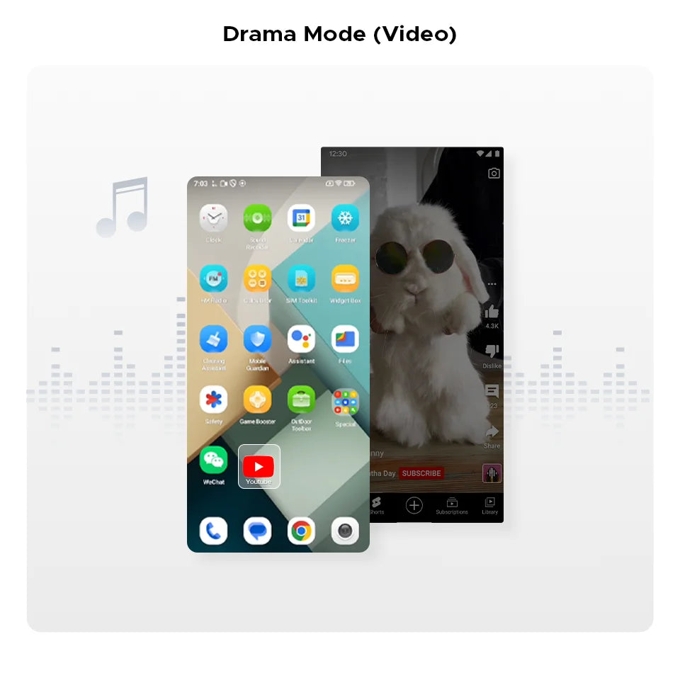 DOOGEE S119 Robustes Smartphone - 10200 mAh Akku, 33W, 6.72 Zoll