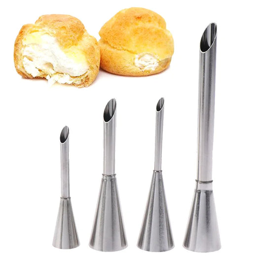 MEXQCH Puff Mou Spritzdüse Edelstahl - Set 4 Stück Ø6mm