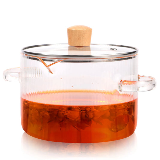 GlassChef 200054504 Glas-Topf Transparent - 1,6/2,3L Herd