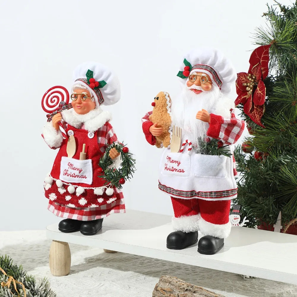 Choice Weihnachtsmann Figur - Größe 12 Zoll, Kunststoff