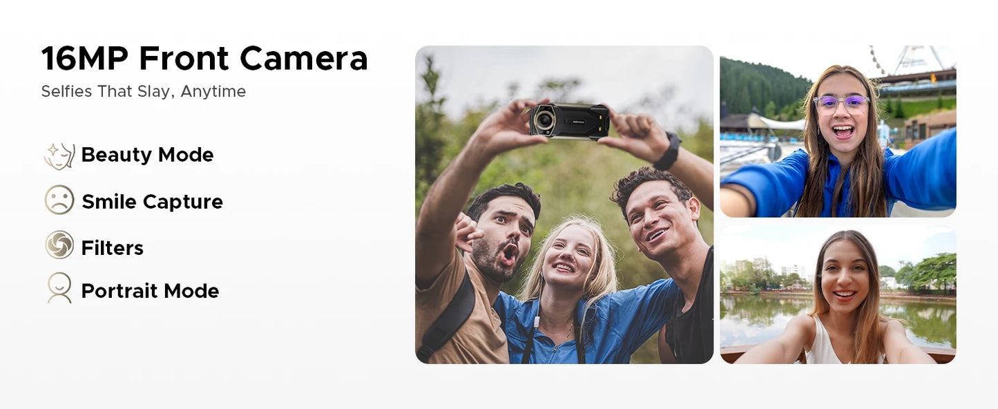 DOOGEE Fire 7 Ultra 5G Robustes Smartphone - 13000 mAh, 33 W, 6,6 Zoll