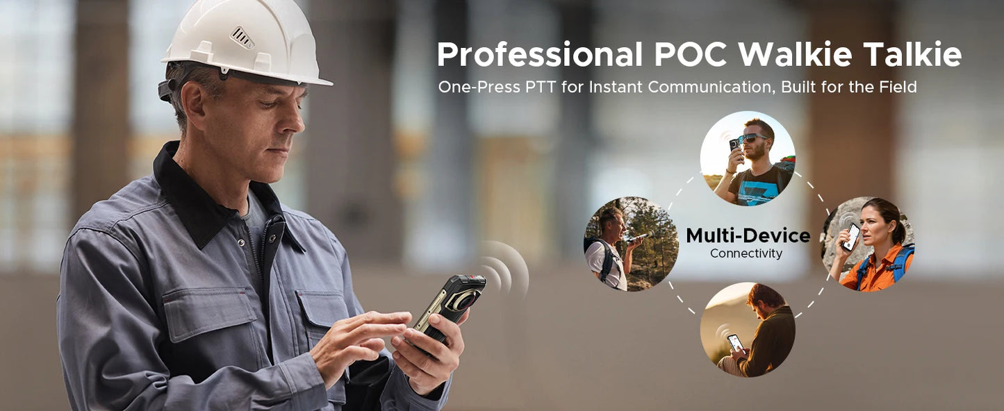 DOOGEE Fire 7 Ultra 5G Robustes Smartphone - 13000 mAh, 33 W, 6,6 Zoll