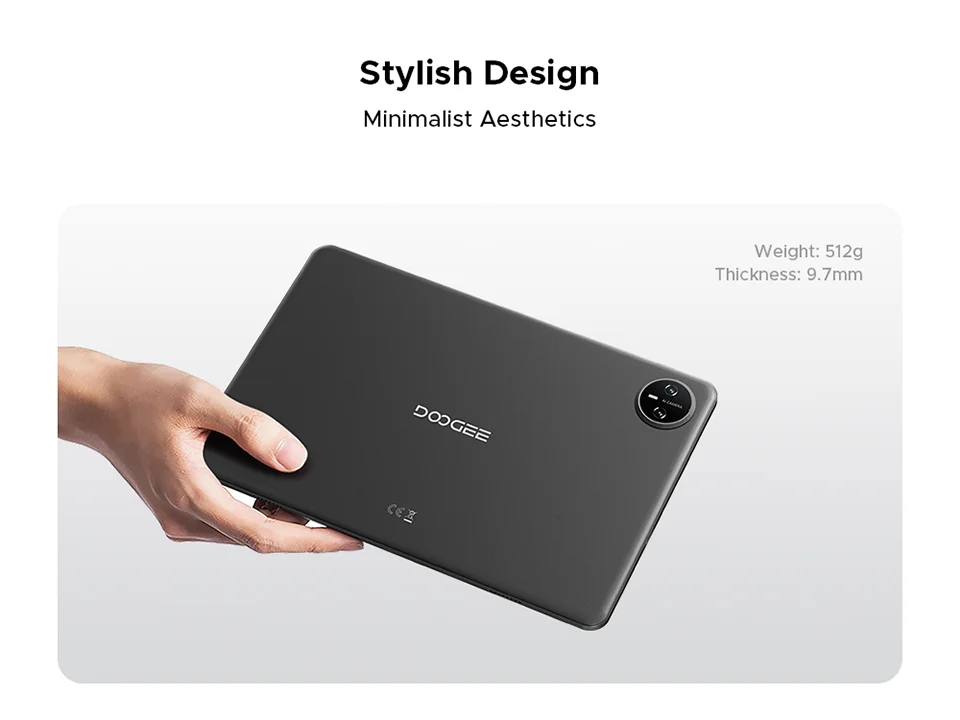 DOOGEE Tab A9 Tablet HD-Display - 12GB RAM 6580mAh 10,1 Zoll