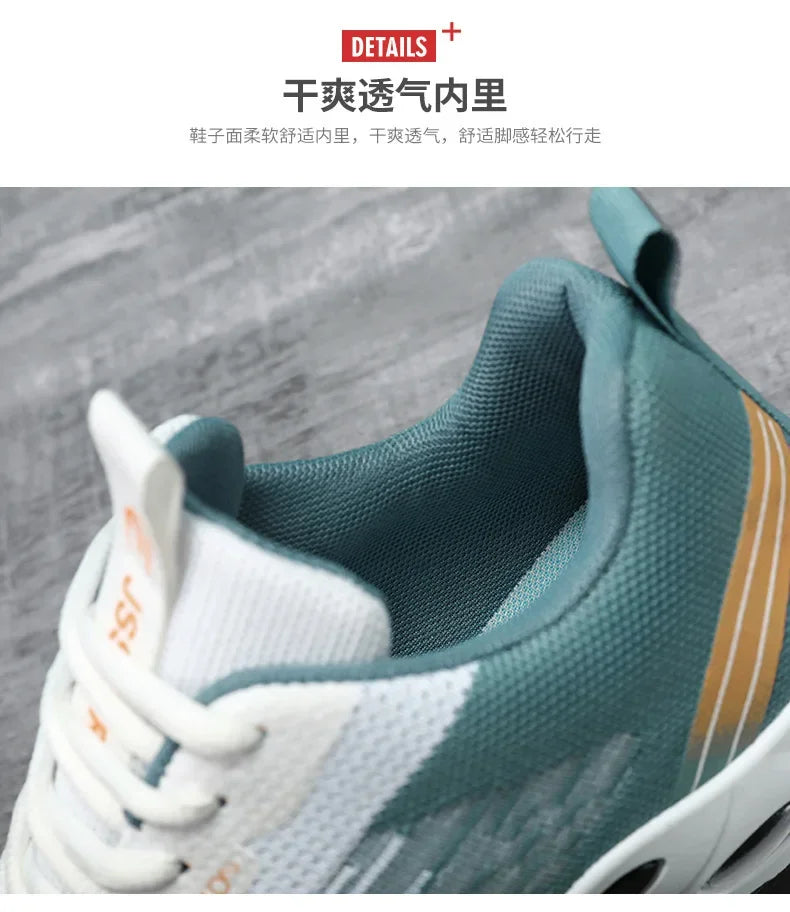 Fashionable Breathable Sneakers for Men - Stylish Mesh Casual Shoes for Daily Wear